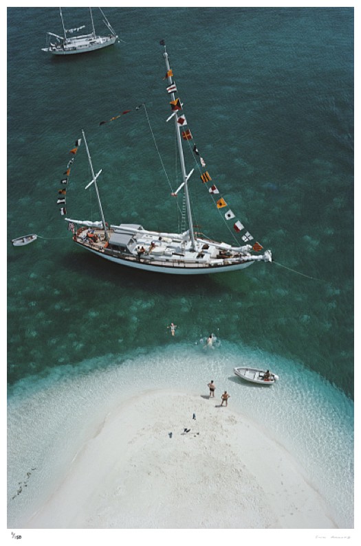 Slim Aarons, Charter Ketch Slim Aarons, Charter Ketch