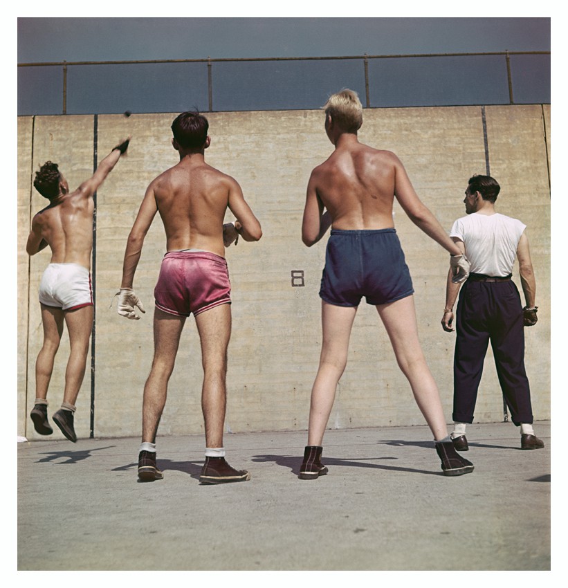 Slim Aarons, Handball In Central Park - Slim Aarons Limited Edition Estate Stamped Print Slim Aarons, Handball In Central Park - Slim Aarons Limited Edition Estate Stamped Print
