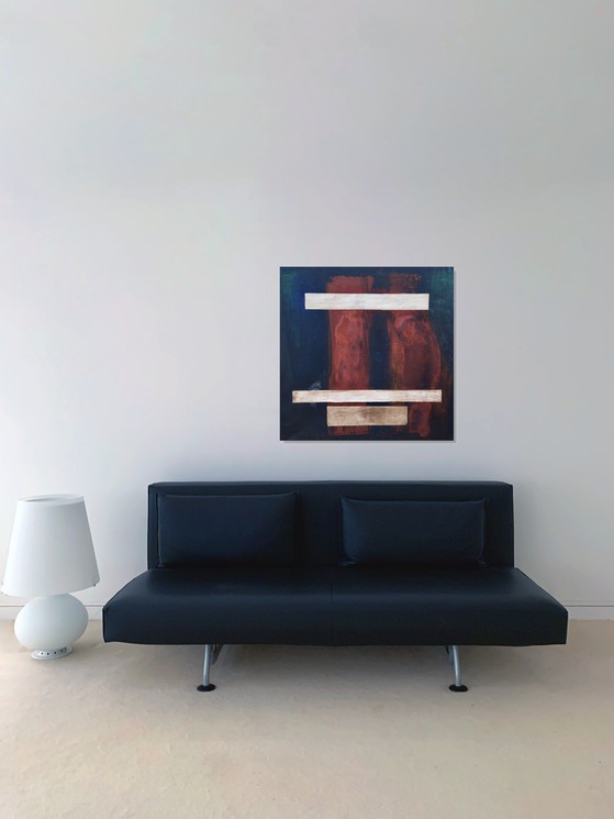 Jean-Luc Veret, Signe de Vie, Painting on canvas