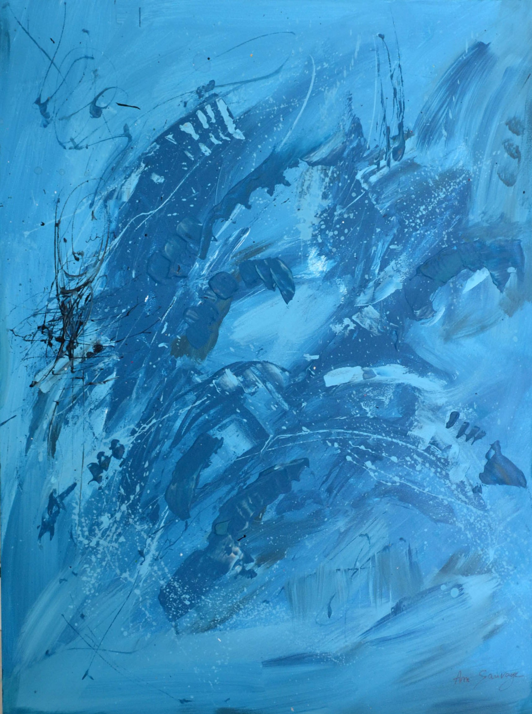 Âme Sauvage, Monochrome bleu Âme Sauvage, Monochrome bleu