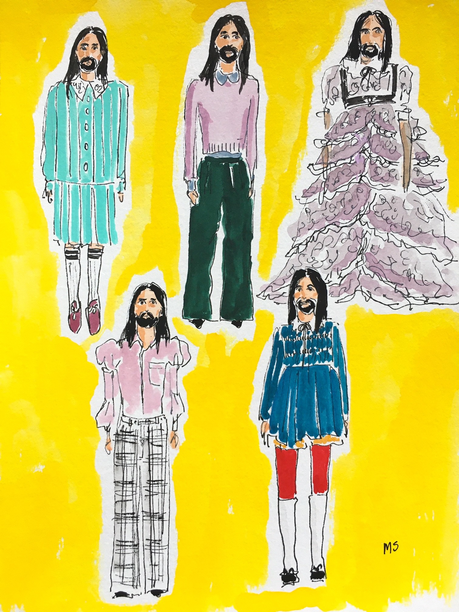 Manuel Santelices, Alessandro Michelle yellow Manuel Santelices, Alessandro Michelle yellow