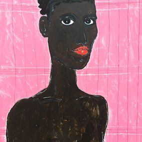 Gemälde, Pink Africa, Manuel Santelices