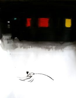 Painting, Pêcheur du rêve 2, Sounya Whang