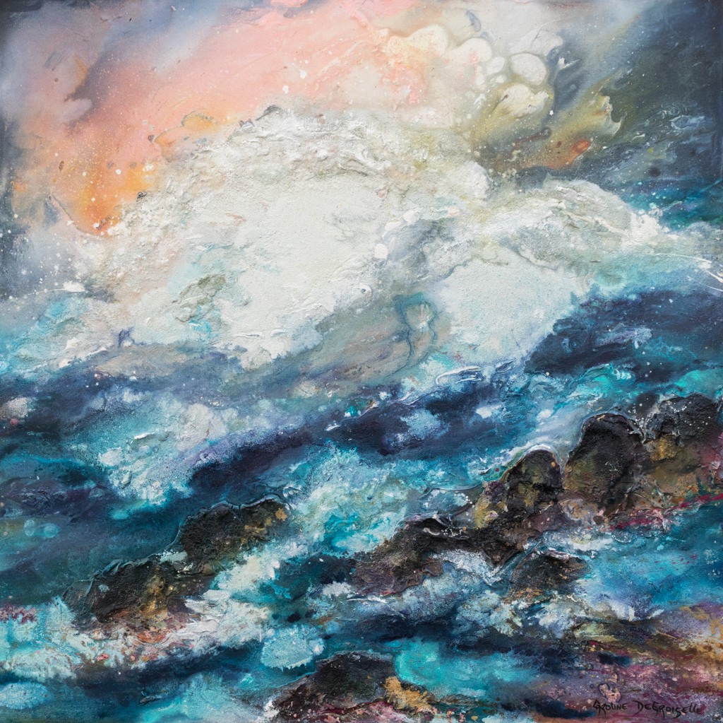 Caroline Degroiselle, Ivresse bonheur de la vague libre Caroline Degroiselle, Ivresse bonheur de la vague libre