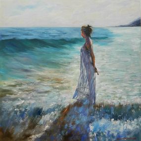 Gemälde, When the Rose fall in love, Sokratis Evgenidis