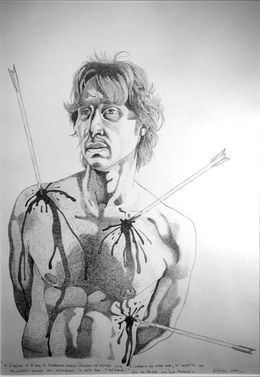 Fine Art Drawings, Saint Sébastien, Kosta Kulundzic