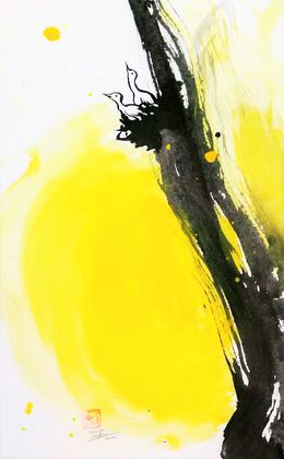 Painting, Méditation Son de la lune, Sounya Whang