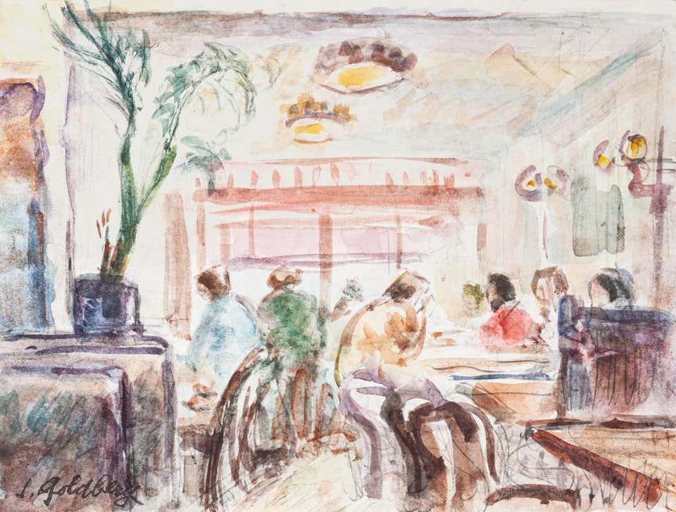 Simon Goldberg, In the Café Simon Goldberg, In the Café