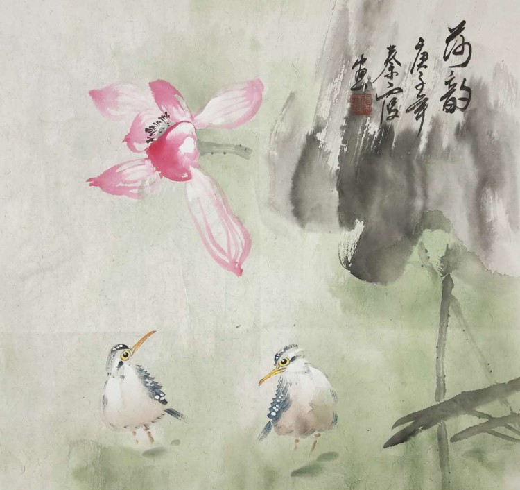 Xia Qin, Fleurs et oiseaux II Xia Qin, Fleurs et oiseaux II
