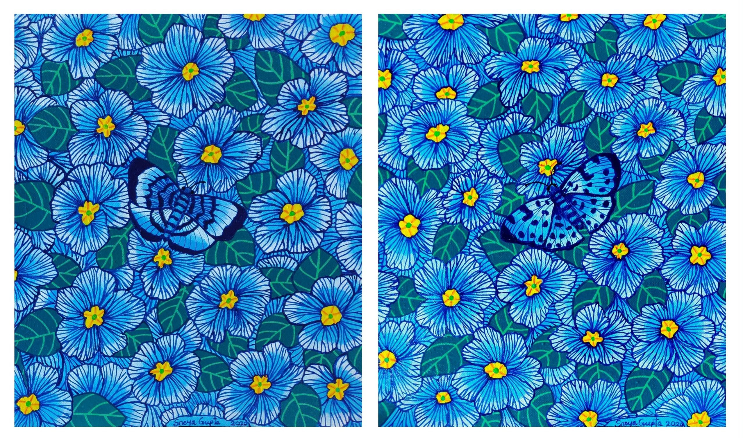 Sreya Gupta, Perplexedly Pleasant (Diptych) Sreya Gupta, Perplexedly Pleasant (Diptych)