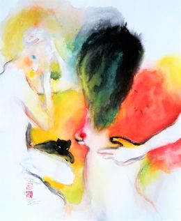 Painting, Un instant, je me change, Sounya Whang