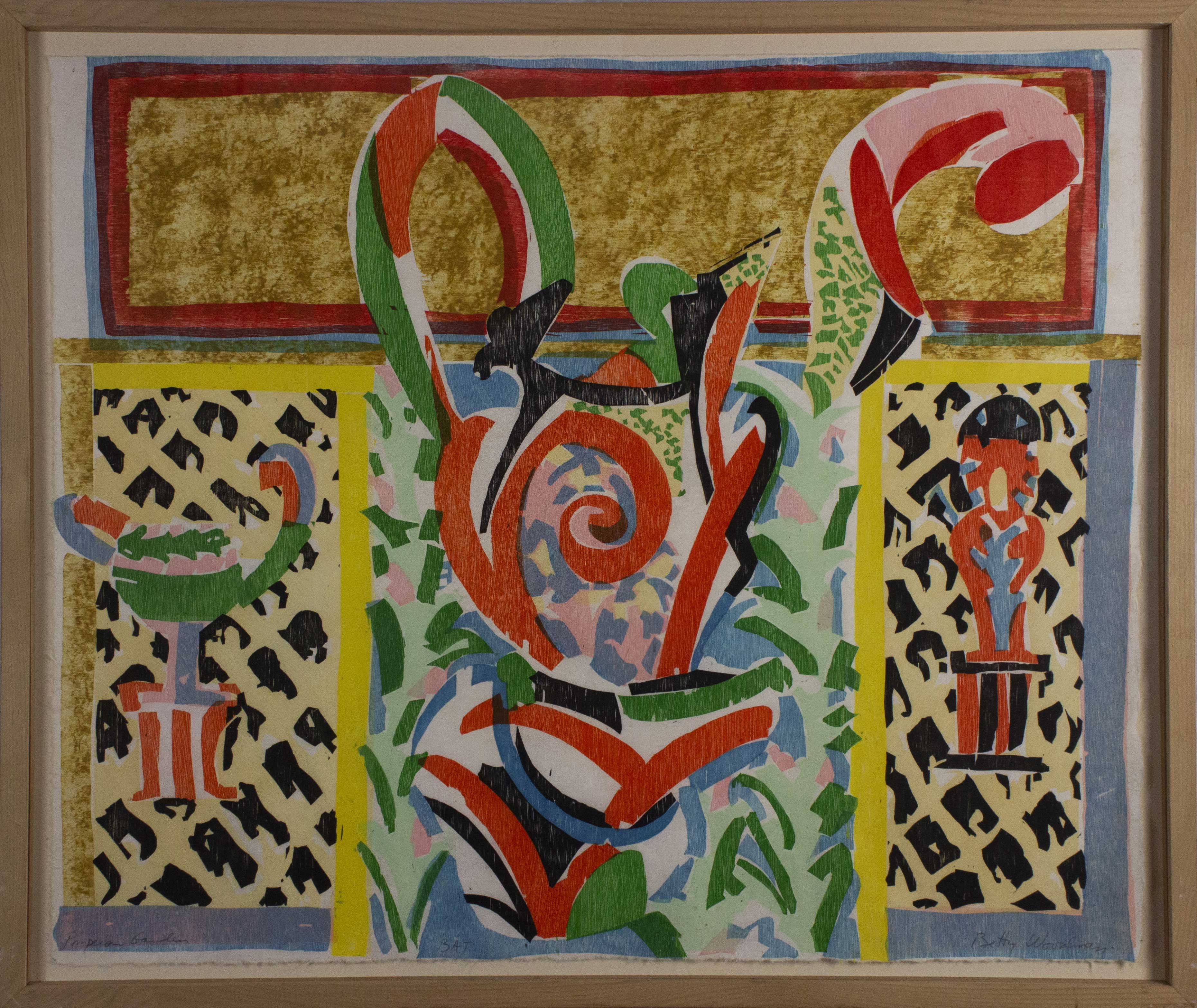 Betty Woodman, Pompeian garden Betty Woodman, Pompeian garden