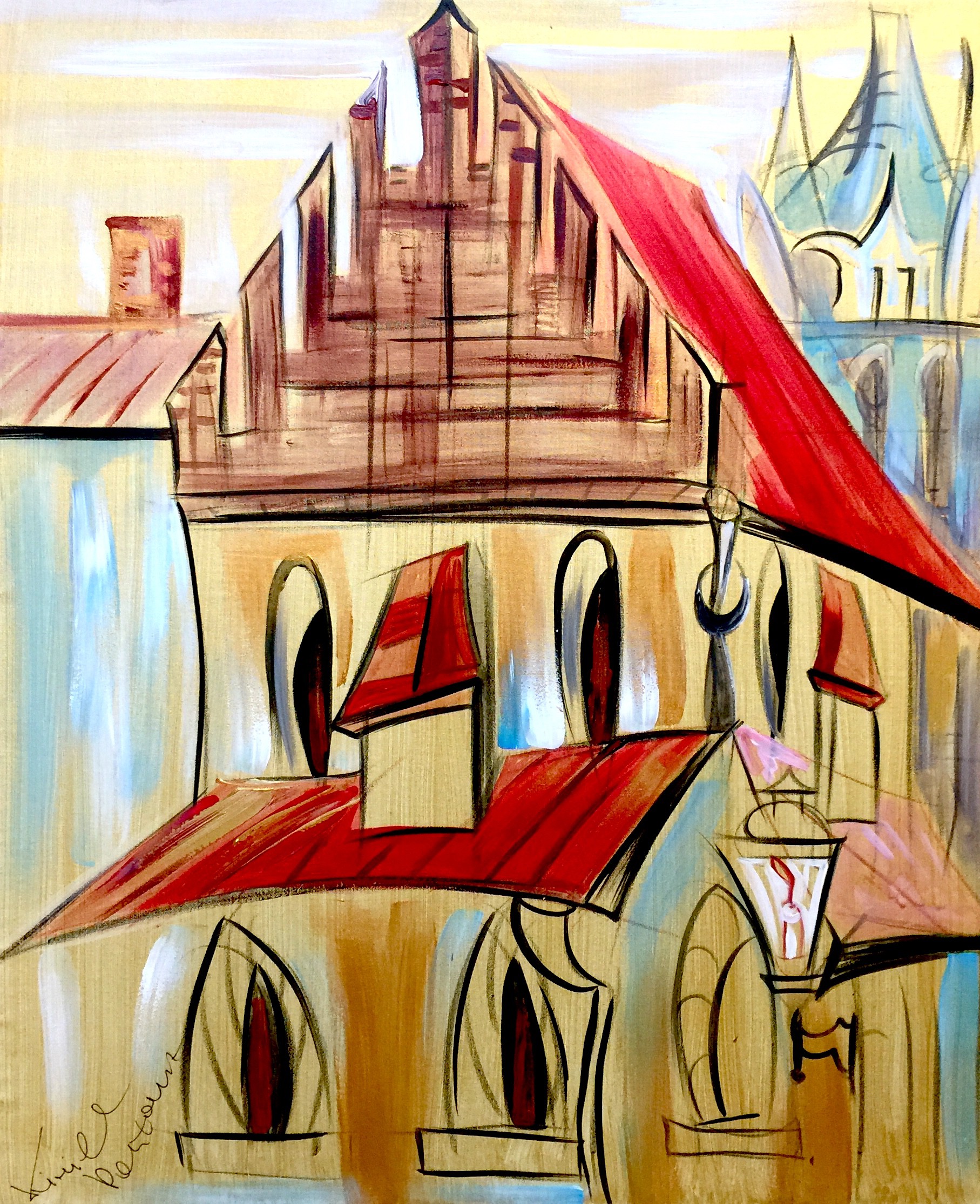 Kirill Postovit, The Golden Old-New Synagogue Kirill Postovit, The Golden Old-New Synagogue