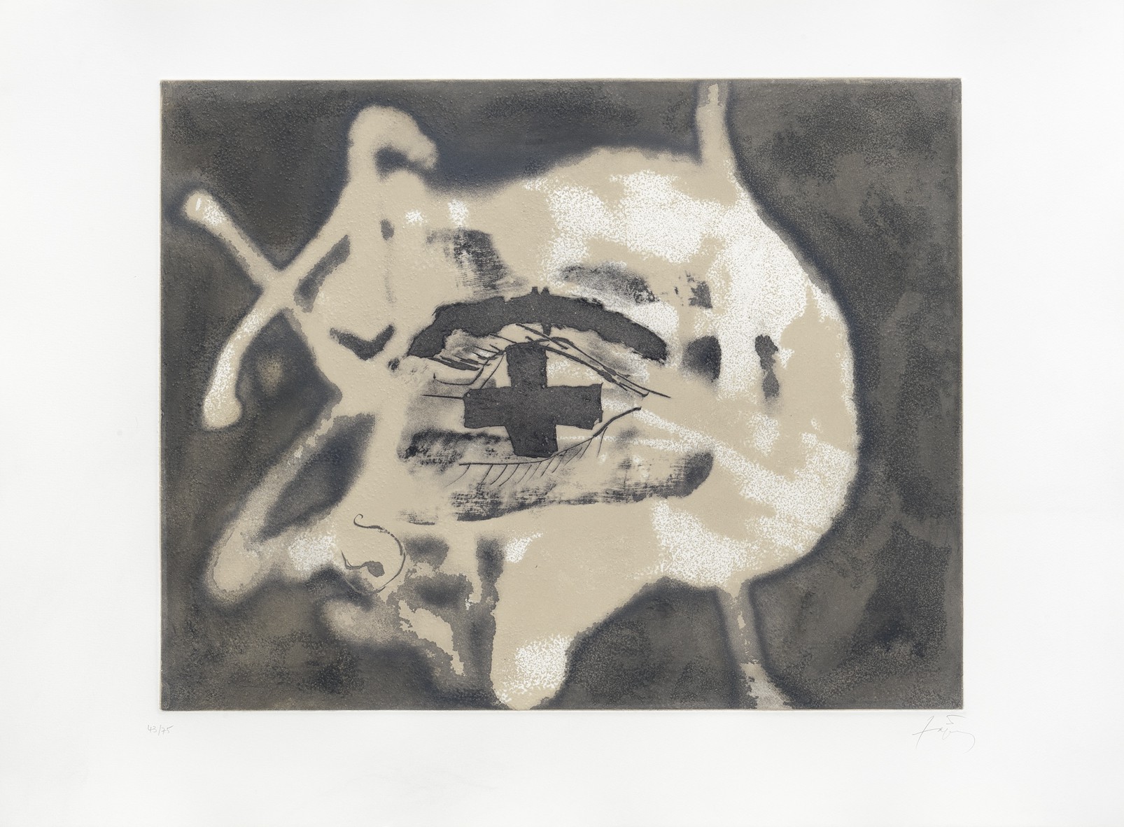 Antoni Tapies, Relief sable Antoni Tapies, Relief sable