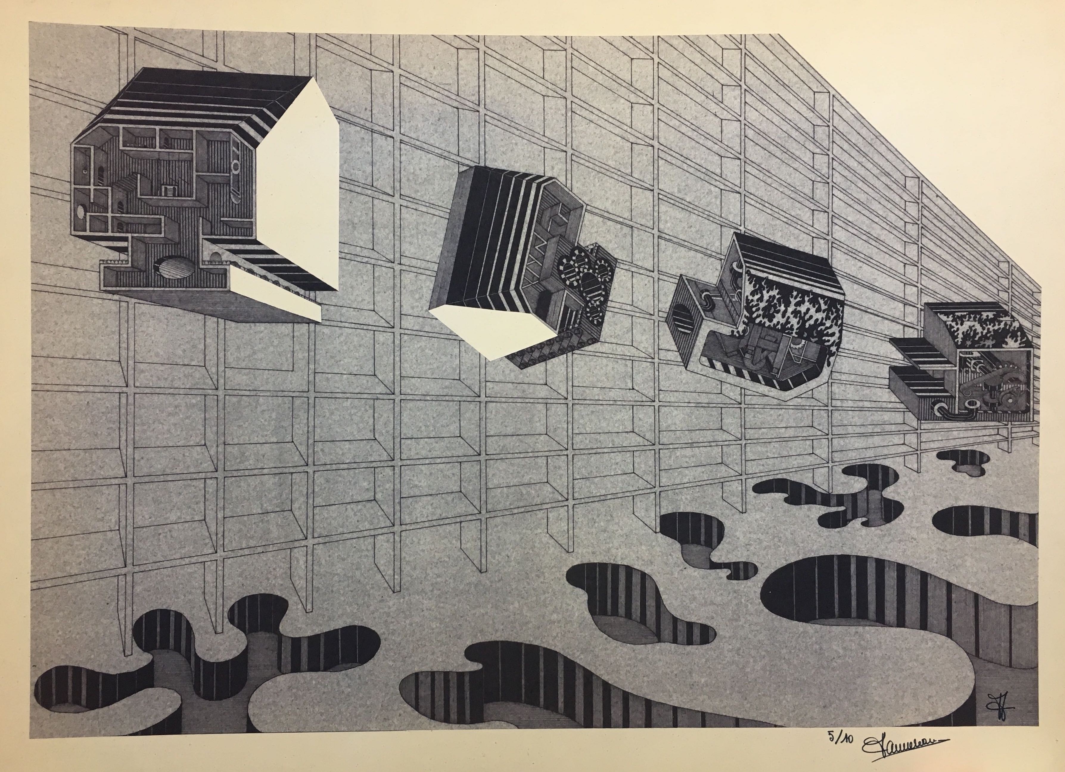 P. Bannereau, Surréalisme 1976 Surrealism P. Bannereau, Surréalisme 1976 Surrealism