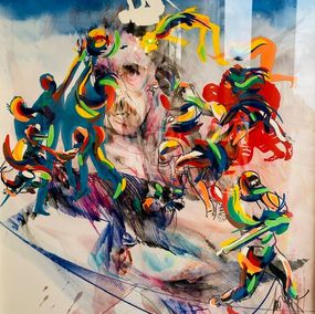 Pintura, Hommage à Coubertin, Raymond Moretti