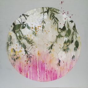 Gemälde, Flowers Circle #06 (1), Karenina Fabrizzi