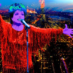 Photographie, Liza Minnelli, Francis Apesteguy