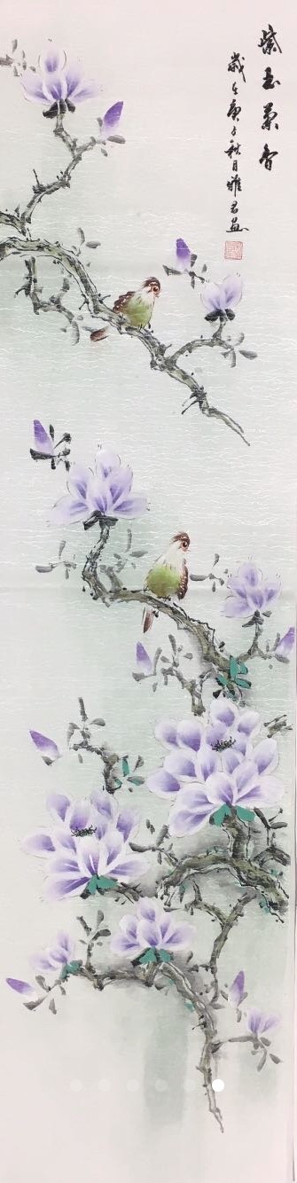 Yajun Wu, Fleurs et oiseaux 6 Yajun Wu, Fleurs et oiseaux 6