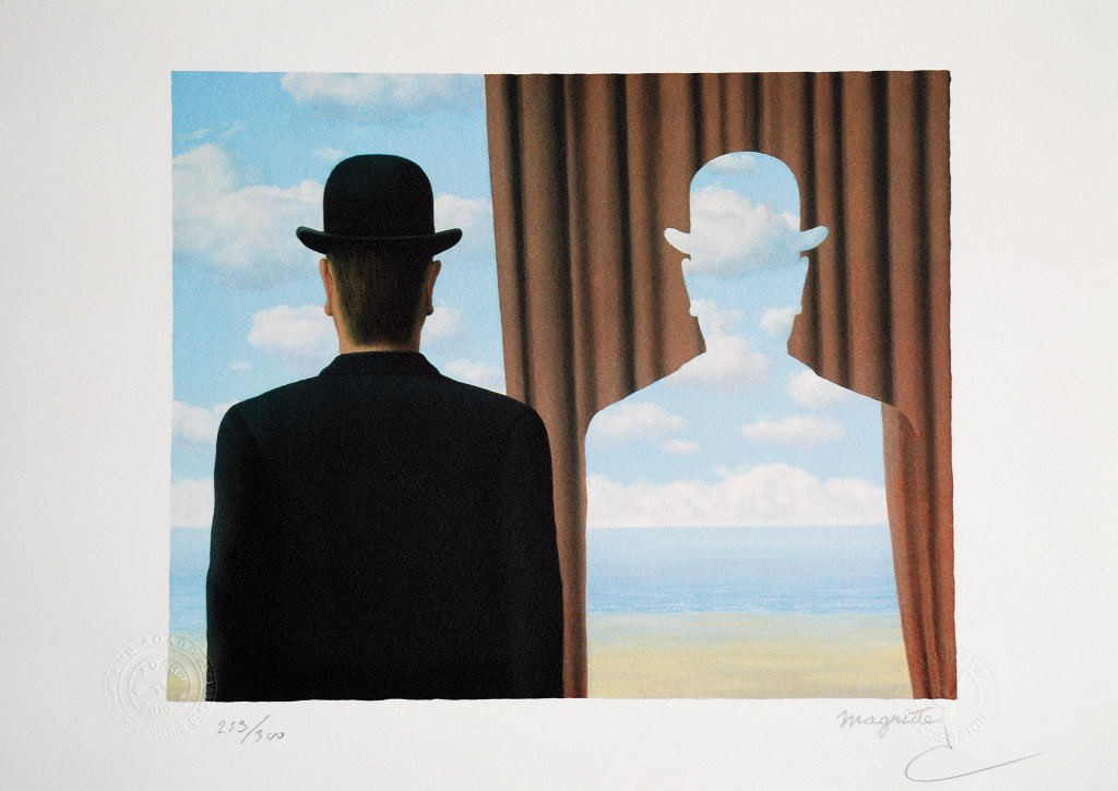 René Magritte, Décalcomanie René Magritte, Décalcomanie