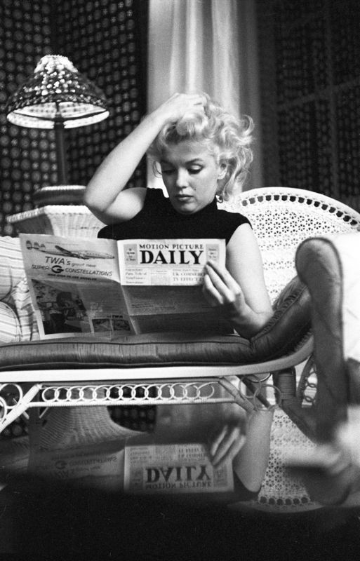Ed Feingersh, Marilyn Relaxes in Her Hotel Room Ed Feingersh, Marilyn Relaxes in Her Hotel Room