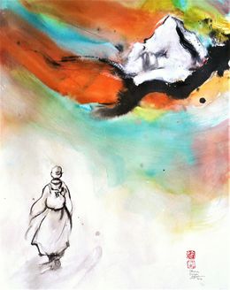 Painting, Chemin 4, Sounya Whang