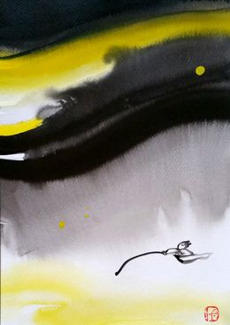 Painting, Pêcheur du rêve 9, Sounya Whang