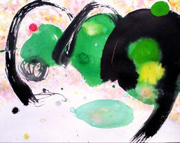 Painting, Pêcheur du rêve 18, Sounya Whang