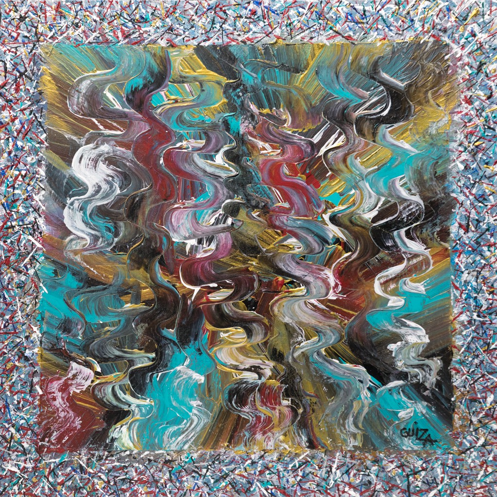 Ouiza Hamoudi, Sans titre - Série abstraction Ouiza Hamoudi, Sans titre - Série abstraction