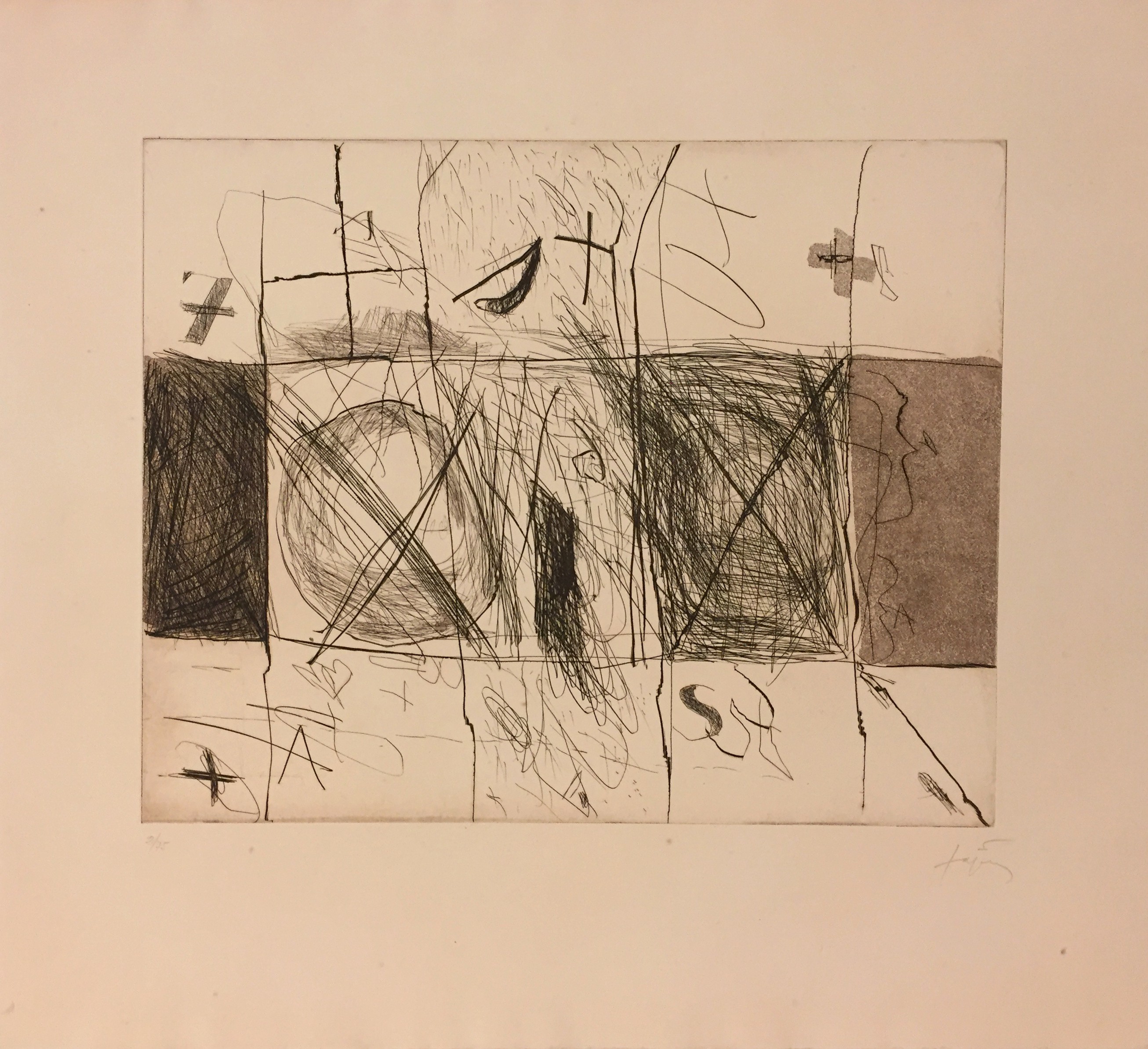 Antoni Tapies, Quadrats i grafismes Antoni Tapies, Quadrats i grafismes