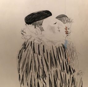 Fine Art Drawings, 1985 Pierrot, Sarah Wiame-Peclard