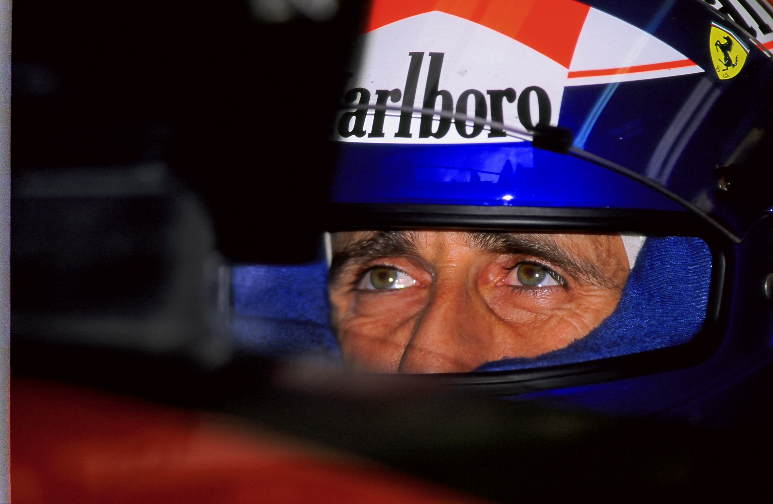Dominique Leroy, Alain Prost Ferrari. Regard Dominique Leroy, Alain Prost Ferrari. Regard