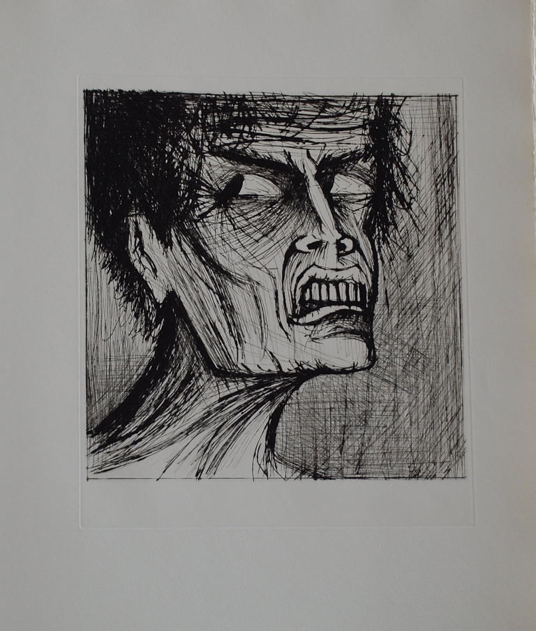 L'Enfer de Dante (Dante's Inferno); L'Enfer Angelo (The Angel of Hell); and  L'Enfer damned ricanant (The Damned Hell Laughing), from L'Enfer de Dante (Dante's  Inferno), Bernard Buffet : Auction Prices & Indices