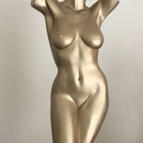 Skulpturen, Golden lady III, Sylvie Bourely