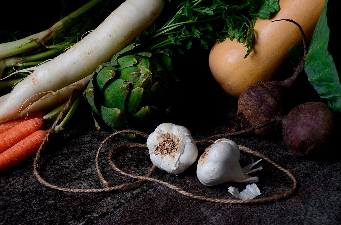 Dora Franco, Bodegón verduras II. From the bodegon series Dora Franco, Bodegón verduras II. From the bodegon series