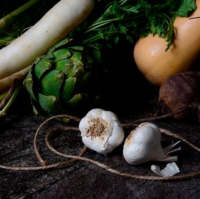 Photography, Bodegón verduras II. From the bodegon series, Dora Franco
