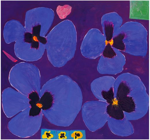 Ken Done, Pansies, Print