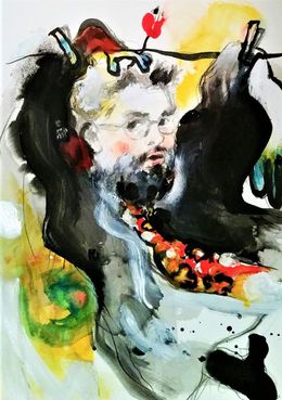 Painting, Homme linge 7, Sounya Whang