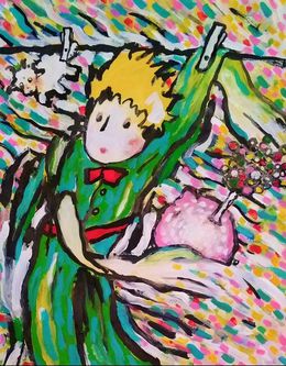 Painting, Homme linge 10 Petit prince, Sounya Whang