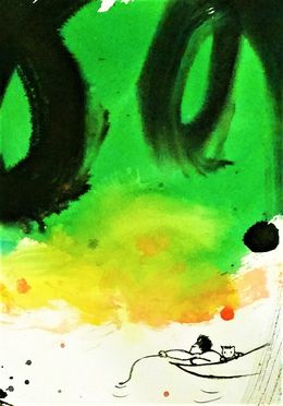 Painting, Pêcheur du rêve 15, Sounya Whang