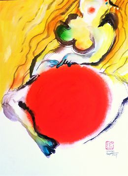 Painting, Femme amoureuse 3, Sounya Whang
