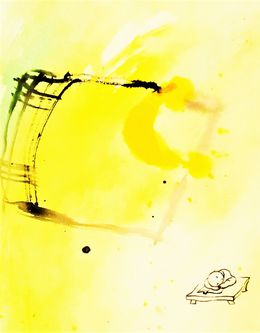 Painting, Petit moine endormi, Sounya Whang