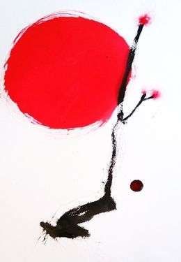 Painting, Le dit de pétales, Sounya Whang