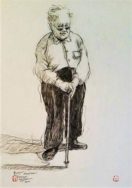 Dessin, Bonjour, Monsieur, Sounya Whang