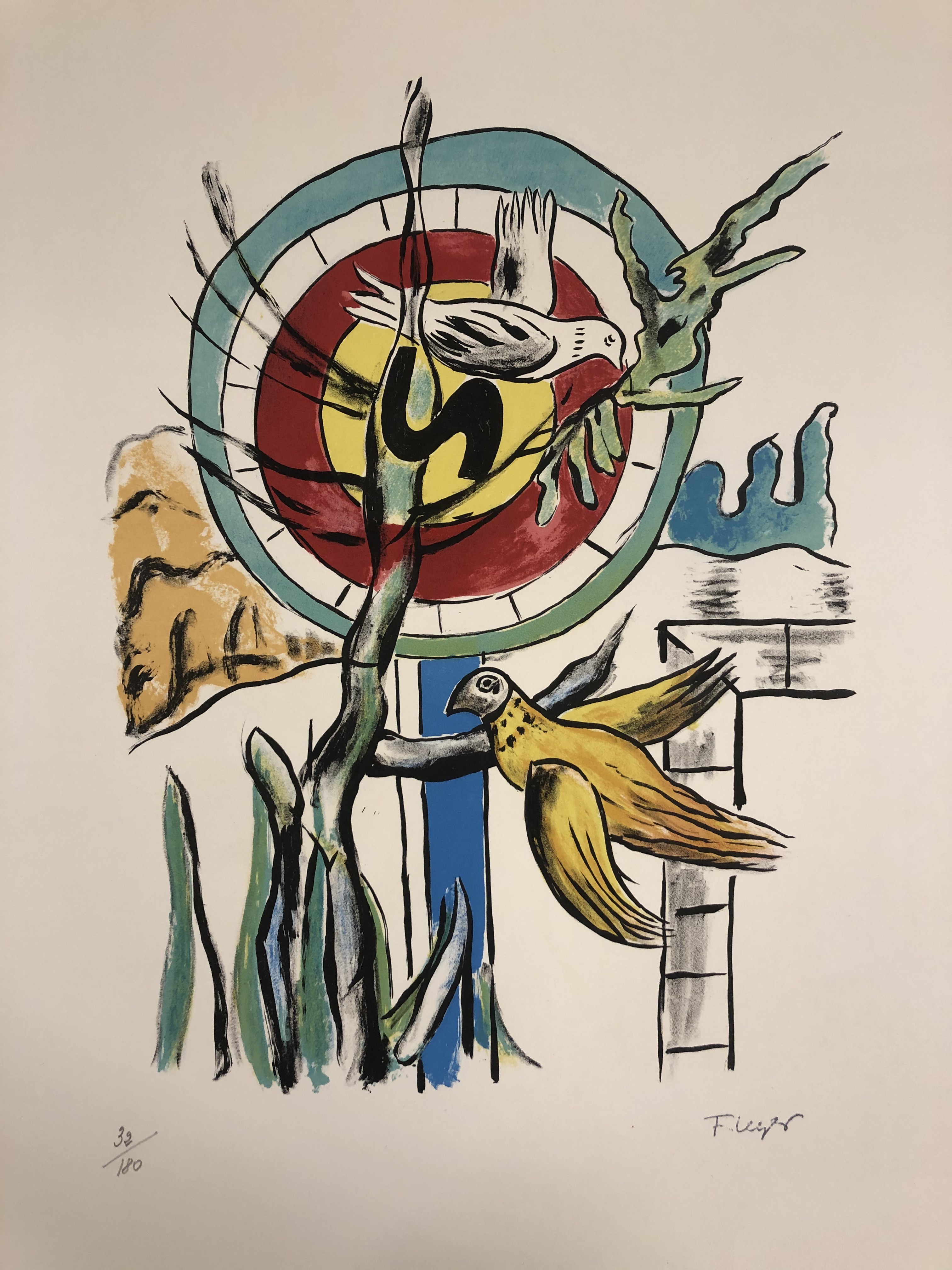 Fernand Léger, Les deux oiseaux Fernand Léger, Les deux oiseaux