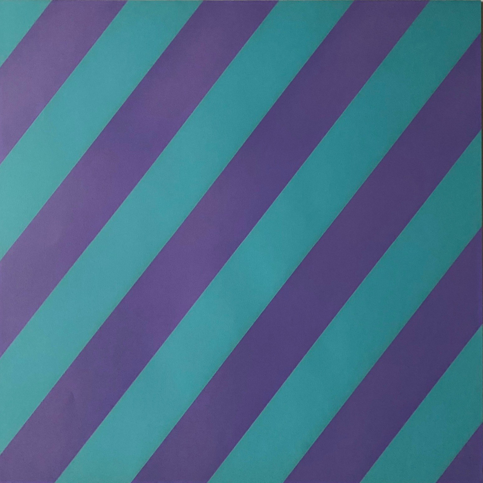 Olivier Mosset, Composition Violet / Blue Olivier Mosset, Composition Violet / Blue