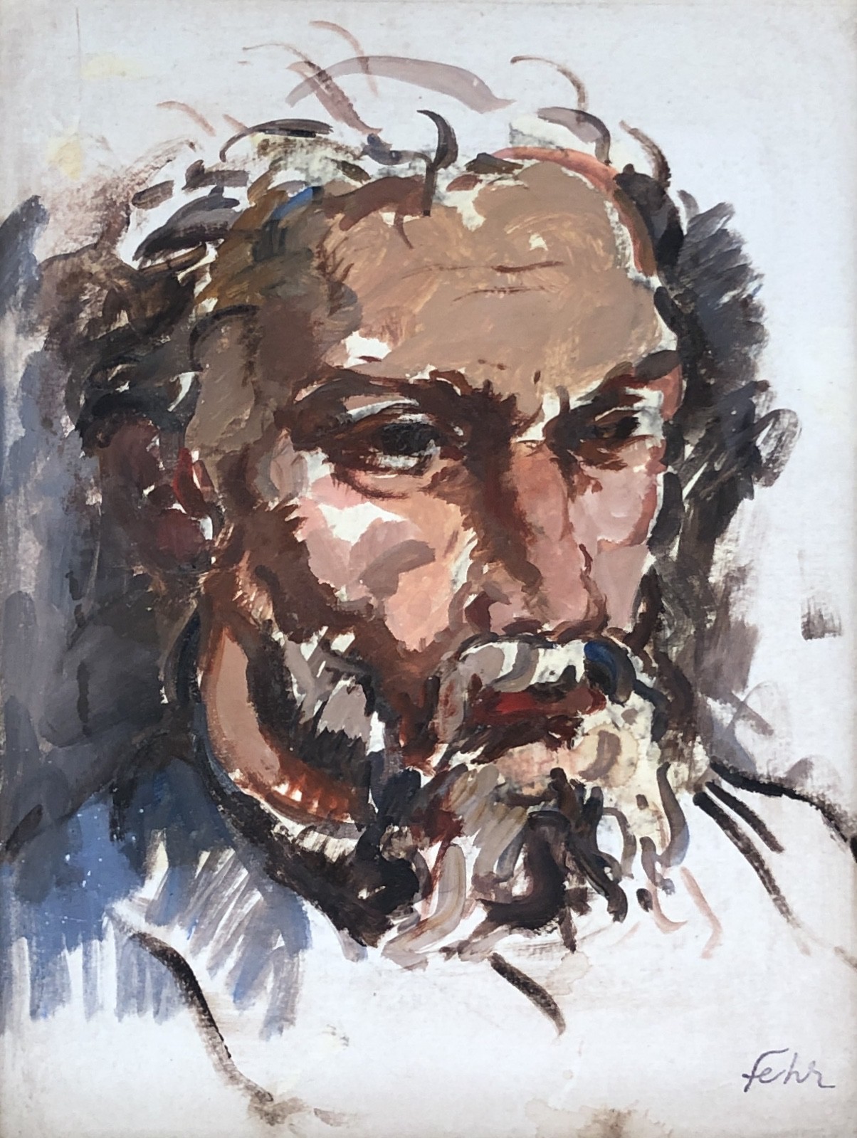 Henri Fehr, Portrait d'homme Henri Fehr, Portrait d'homme