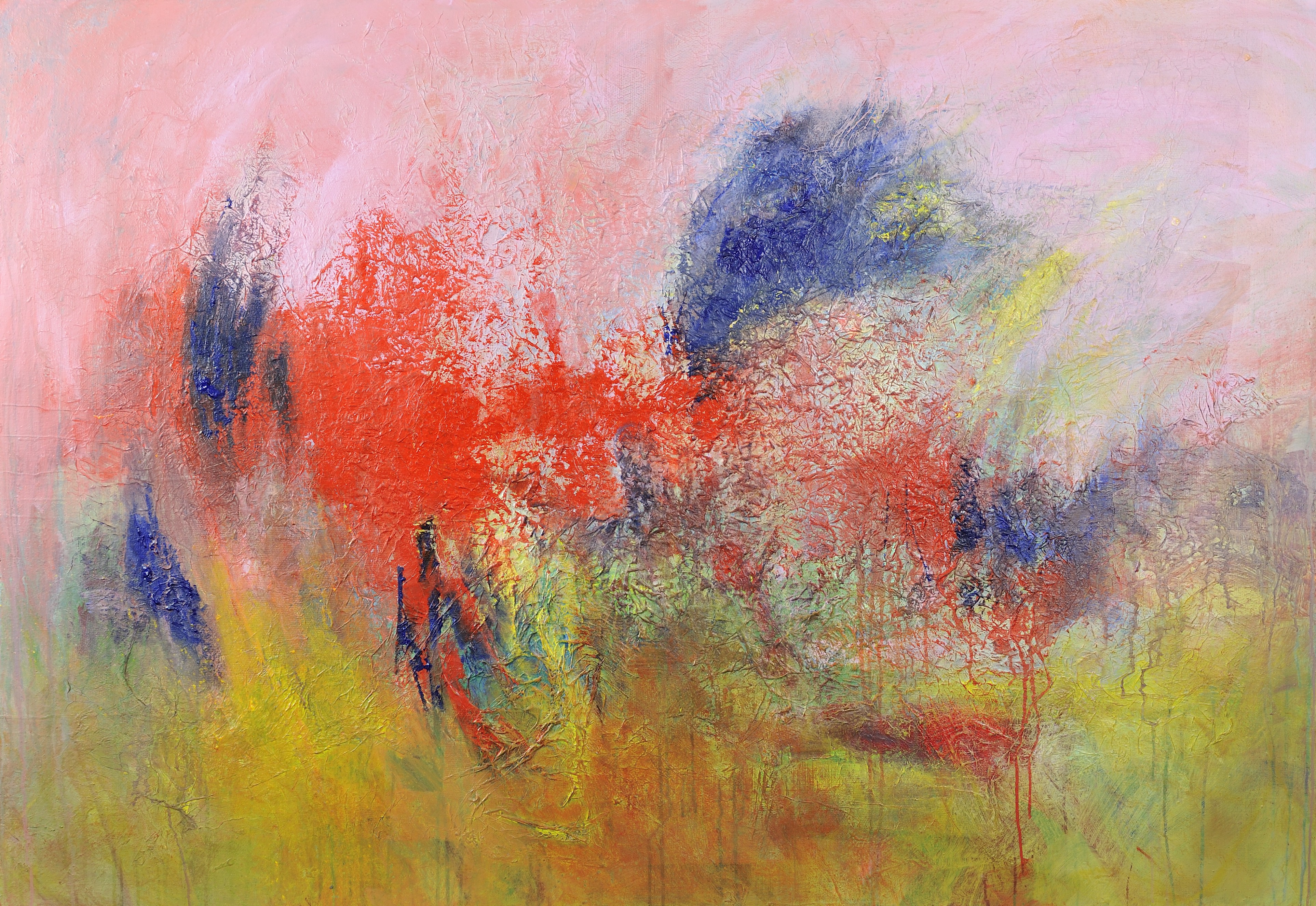 Arnaud Gautron, Oiseaux Bleus Arbres Rouges Arnaud Gautron, Oiseaux Bleus Arbres Rouges