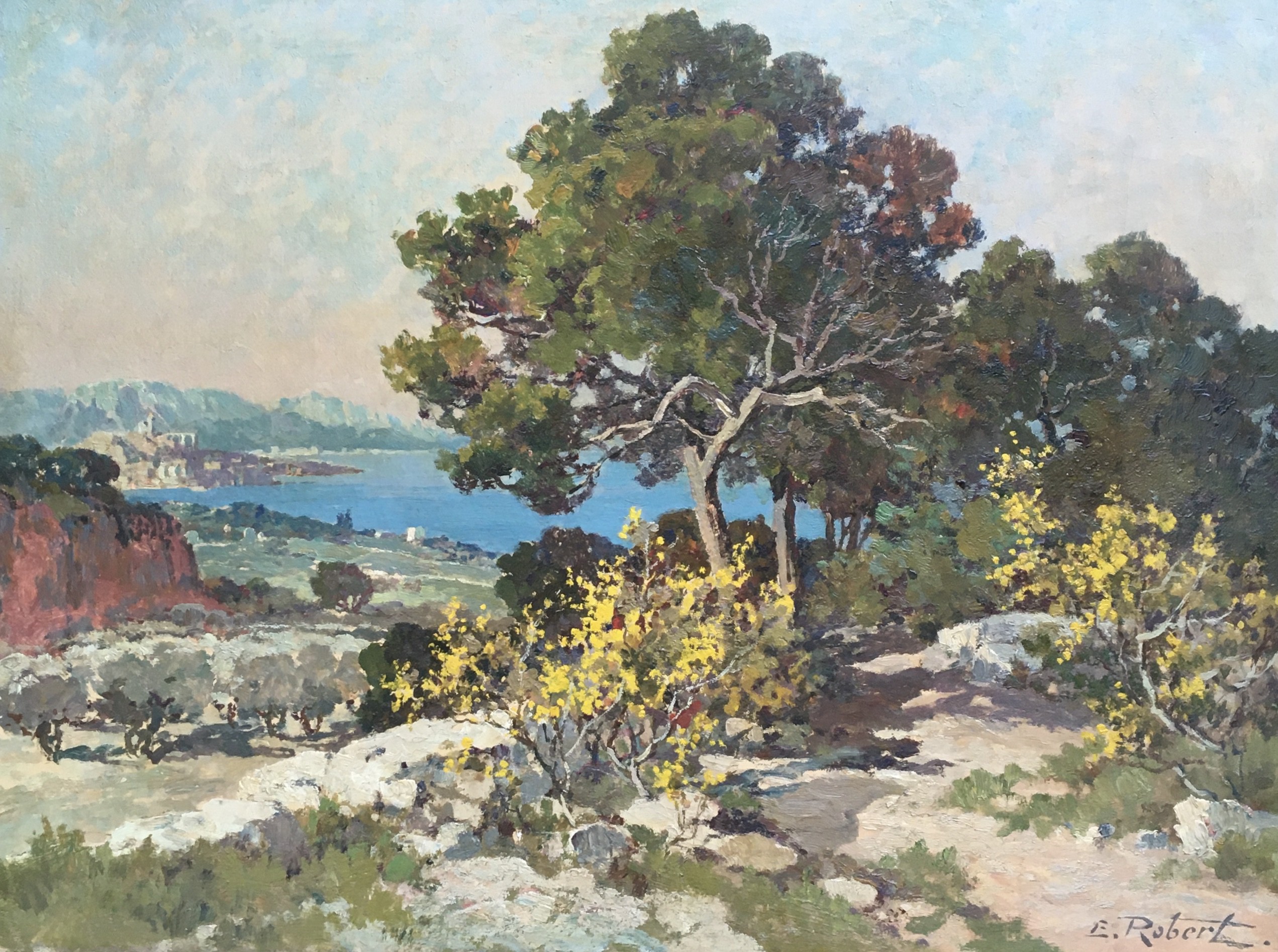 Etienne Robert, Paysage aux environs de Marseille Etienne Robert, Paysage aux environs de Marseille