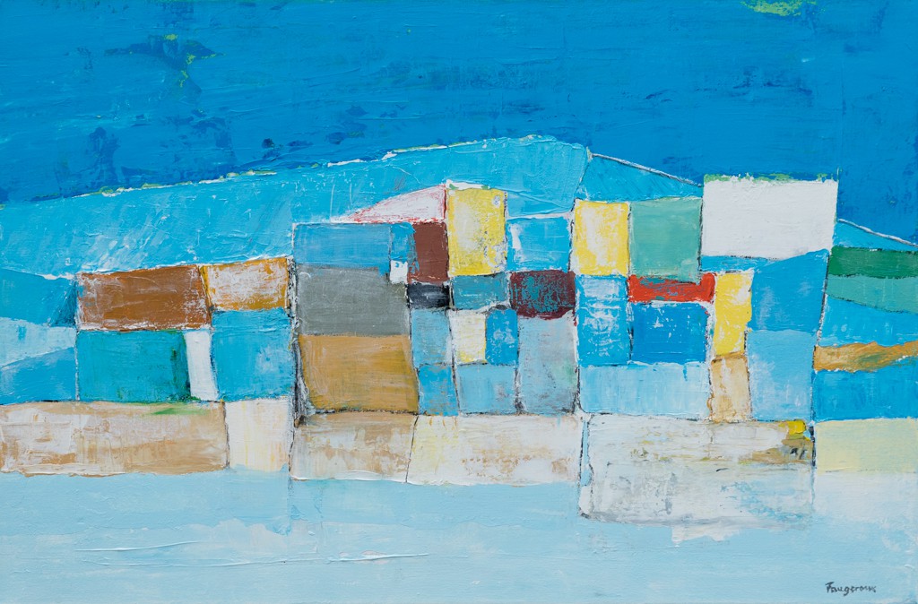 Jacques Faugeroux, Sans titre - série paysage abstrait Jacques Faugeroux, Sans titre - série paysage abstrait